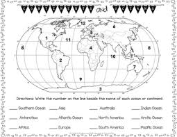 We have oceans and continents worksheets and the other about mreichert kids worksheets it free. Label The Continents And Oceans Social Studies Sol 3 5 By Elementary University
