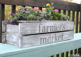 This simple diy starts with tearing down a pallet and cutting it to the desired length using a saw. Diy Pallet Wood Planter Box Summer Celebration 2015 House By Hoff