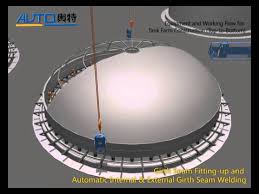 Floating roof storage tank installation sequence. 05 Tank Farm Project Top To Bottom Construction Method And Equipment Youtube