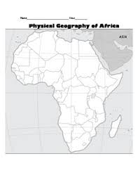 Maybe you would like to learn more about one of these? Africa Map Activity Physical Geography Of Africa By Charles Memering