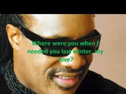 Superwoman Where Were You When I Needed You With Lyrics Youtube Stevie Wonder Music People Neo Soul