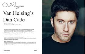 Van Helsing's Dan Cade featured in Ouch Magazine