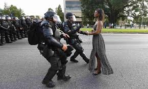 She Was Making Her Stand Image Of Baton Rouge Protester An Instant Classic Baton Rouge Protest Black Lives Matter Movement Black Lives Matter