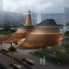 X Architects Avant Garde Design For Abu Dhabi Is A Reinterpretation Of Traditional Mosque Architecture Mosque Architecture Turkish Architecture Architecture