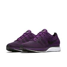 Black And Purple Nike Running Shoes Nike Flyknit Trainer Mens Running Shoes 8 5 Night Purple Black Ah8396 500 Nike Runningshoes Krossovki Dlya Bega