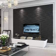 Oblique Brick 3d Wallpaper Xpe X2f Pe Foam Self Adhesive Tape Tv Background Wall Brick Pattern Waterproof Brick In Wal Wood Wall Design Tv Wall Decor Tv Wall