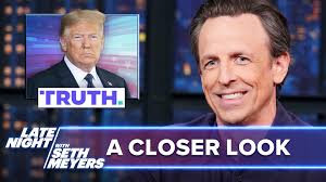 Seth takes a closer look at Donald Trump's net worth unexpectedly soaring  after his failed social media company went public., Watch every episode of  Seth Meyers' Corrections from the beginning!, ...