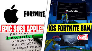 The game has been removed from the ios app store. Fortnite Is Suing Apple Explained Fortnite Ios Ban Season 4 Not Playable Lawsuit Reason Youtube