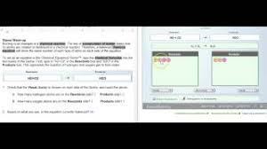 Student exploration balancing chemical equations gizmo answer key pdf. Chemical Reations Gizmo Tutorial Youtube