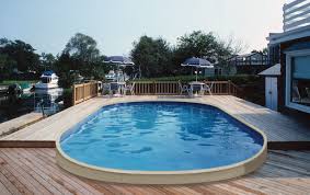 Buy And Oval Shaped Custom Above Ground Pool Online Above Ground Pool In Ground Pools Pool Kits