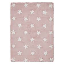Durch das spezielle druckverfahren der teppiche, welches eine hochsensible technik ist, kann es zu sogenannten flugfäden kommen, d.h. Lorena Canals Waschbarer Teppich Stars Pink White 120x160 Cm 99 90