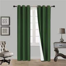 Beige blue grey ivory white green nickel/silver black gold purple red brown pewter orange 84 l 95 l 108 l 63. Hunter Green 1 Piece Noa Solid Blackout Grommet Top Window Curtain Panel 37 W X 84 L Walmart Com Walmart Com