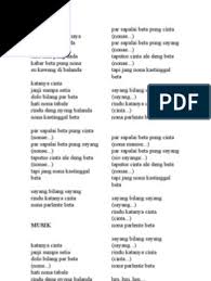 Chorus a sio mama e d a e beta rindu mau pulange a sio mama e b e mama suliakurus lawange a beta balom balas mama d a mama pung cape sio doloe. Kunci Gitar Lagu Orang Ketiga Ambon Chord Gitar Dan Lirik Lagu Indonesia Terbaru