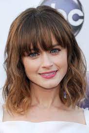 These 40 Celeb Hairstyles Prove That Anyone Can Rock Bangs Bobbed Hairstyles With Fringe Haircuts With Bangs Hairstyles With Bangs
