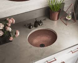 909 single bowl oval copper sink