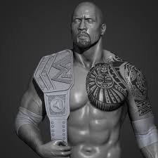 He is the son of ata johnson. Datei Stl The Rock Dwayne Johnson 3d Print Herunterladen Modell Fur Den 3d Druck Cults