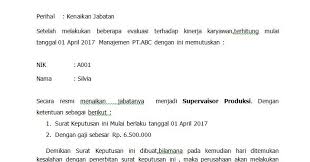 Apa saja dokumen yang diperlukan. Contoh Surat Kenaikan Jabatan Dan Gaji Bloggadogado