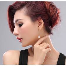 925 Sterling Silver 925 Silver Pearl Shell Pearls Tassel Hanging Earrings  Fashion Women Jewelry Buy cheaply