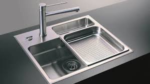 Trotz großer auswahl an materialien zählt die einbauspüle aus edelstahl nach wie vor zu den beliebtesten spülen. Image Of Stainless Steel Kitchen Sinks Reviews Modern Kitchen Sinks Kitchen Sink Design Sink