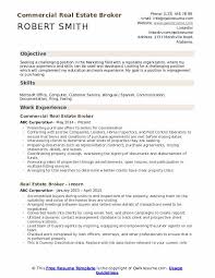 Real Estate Broker Resume Samples Qwikresume