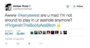 Everyone On The Internet Is Freaking Out Over Amber Rose S Response To Kanye Kanye And Amber Rose Amber Rose Amber