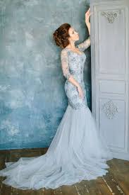 Blue wedding dresses are a great alternative for a modern day bride who wants to express her individuality and personal style. Feminine And Tender Blue Wedding Dress Design Ideas