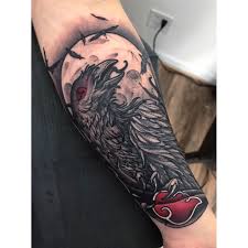 Itachi Crow Tattoo Kakashi Tattoo Anime Tattoos Naruto Tattoo