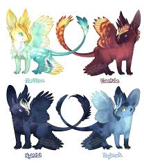 Images of anime animals coloring pages for adults pictures cute. Teacup Dragons Mythical Creatures Art Cute Fantasy Creatures Mystical Animals