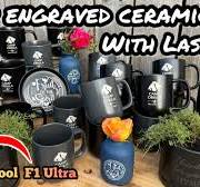 Ceramic Engraving with Lasers: Batch Production, Sales Ideas, & More with  the xTool F1 Ultra