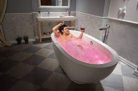 Finally, the largest size starts at around $8,000 and ends at around the $15,000 price range. The Very First Freestanding Stone Jetted Bathtub