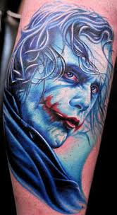 There Are A Million Joker Tattoos But This Is My Pick Joker Tattoos Joker Tattoo Schrift Tattoos