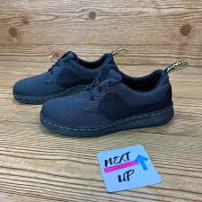 Available in denim blue, black or oxblood colourways. Dr Martens Cavendish Knit Triple Black Oxford Sneake Gem