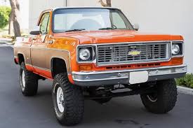 Image result for Orange 1965 Chevy Truck