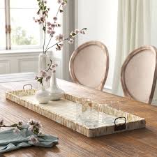 Mansmerton rattan serving tray for ottoman coffee table,wood ottoman tray for living room&bathroom,decorative tray with gold handles,breakfast bed tray for food,cheese tray,large size gift 18x14x2in. Kelly Clarkson Home Hadley Ottoman Coffee Table Tray Reviews Wayfair