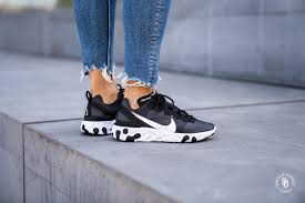 Our wide selection is eligible for free shipping and free returns. Nike Women S React Element 55 Black White Bq2728 003