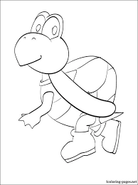 Amazing mario printable coloring pages coloring download goomba coloring pages goomba coloring pages. Koopa Troopa Mario Coloring Page Coloring Pages Coloring Home