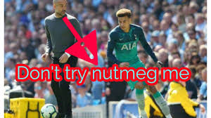 Theo the sun, dele alli và con gái hlv guardiola đã nói. Dele Alli Tried Nutmegging Pep Guardiola In Manchester City Vs Tottenham Hotspurs Youtube