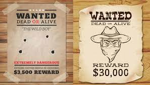 25 Free Wanted Poster Templates Photoshop Pdf Google Docs Word