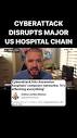 Steve Ram | BREAKING: Cyberattack disrupts major U.S. hospital ...