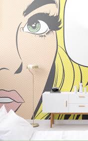 Pop art wall murals are an ultra colorful way to bring a unique wall art piece into your space. Pop Art Girl Wallpaper Mural Hovia Uk Pop Art Pop Art Wallpaper Modern Pop Art