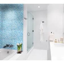 Is glass tile ok for shower walls. Crystal Glass Tile Sheets For Shower Wall Tiles Designs Sea Blue Glass Mosaic Tiles Kitchen Backsplash