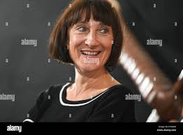 5 July 2018, Bregenz, Austria: Elisabeth Sobotka (L), director of the  Bregenz Festival speaks during a press conference with Michael Diem,  Commercial Director of the festival. Photo: Felix Kästle/dpa Stock Photo
