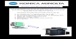 Konica minolta turkey i̇ş teknolojileri a.ş. Konica Minolta Printer Setup Guide V1 11 Pdf Document