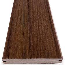Slate gray timbertech decking and white radiance rail. Pecan Grooved Edge 1x6x20 Timbertech Pro Legacy Collection Composite Decking Sequoia Outdoor Supply