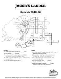 Genesis 28 Jacobs Ladder Sunday School Crossword Puzzles Filled With Questions About Angels Sunday School Crossword Sunday School Activities Bible Activities