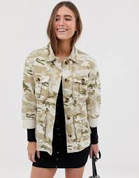 Discover quality camouflage suit military clothing on dhgate and buy what you need at the greatest convenience. Bershka Military Jacke In Beige Mit Camouflage Print Asos