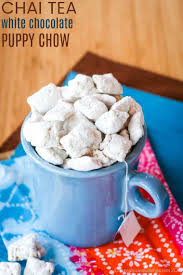 Use the whole box of cereal. Chai Tea White Chocolate Puppy Chow Cupcakes Kale Chips