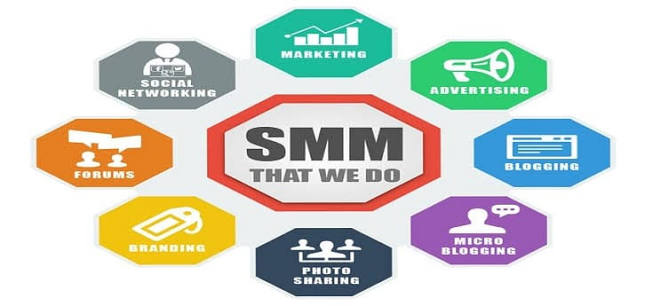 Social media marketing team planning content
