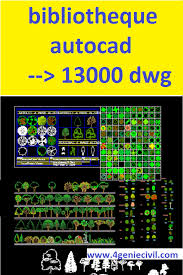 Bibliotheque Autocad 13000 Dwg Autocad Bloc Autocad Planning Chantier