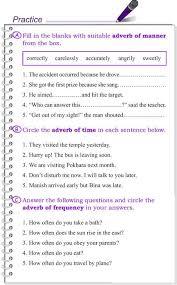 Grade 4 Grammar Lesson 11 Kinds Of Adverbs Grammar Lessons English Grammar Worksheets Learn English Words